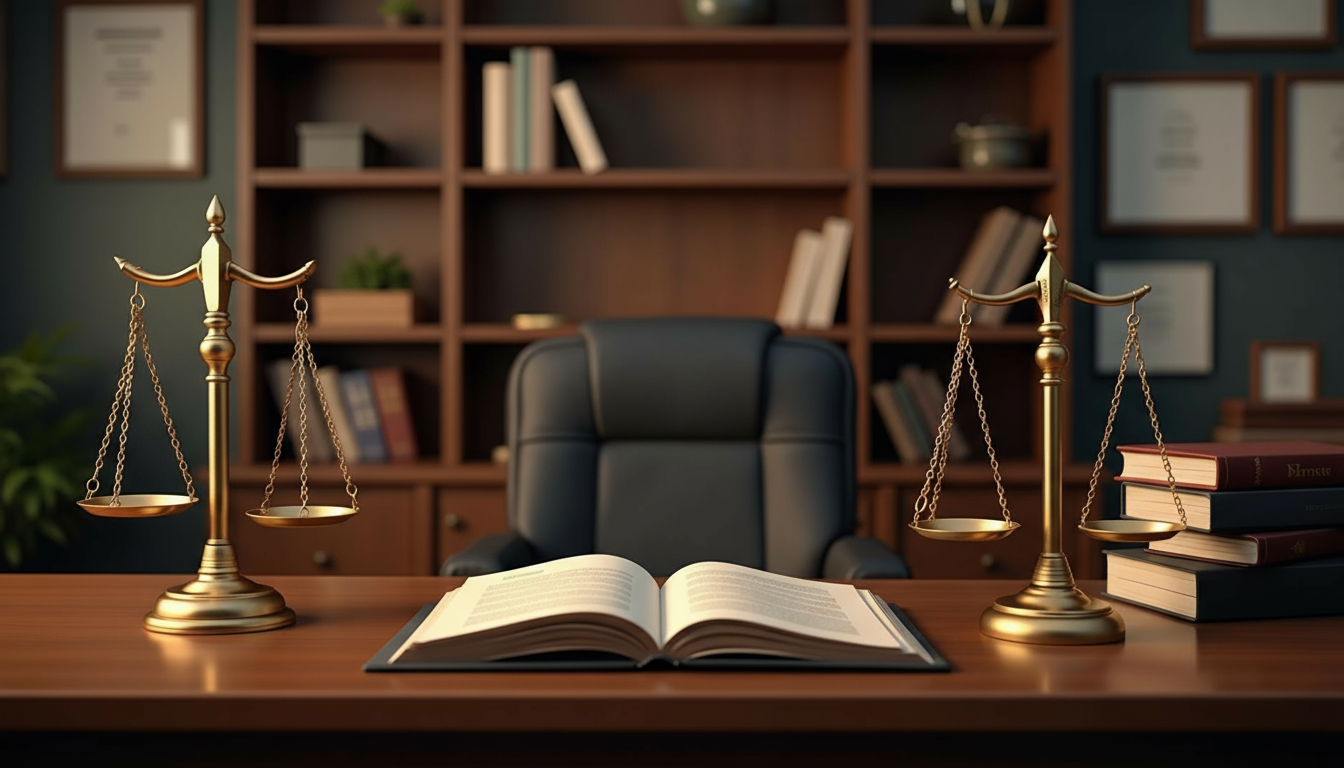 Luxury law office interior